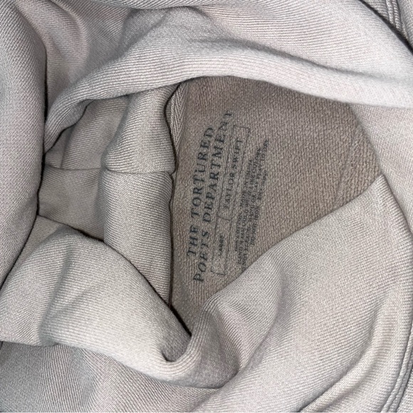 Taylor Swift Official Merch TTPD Hoodie Tan Size Large - Picture 3 of 4